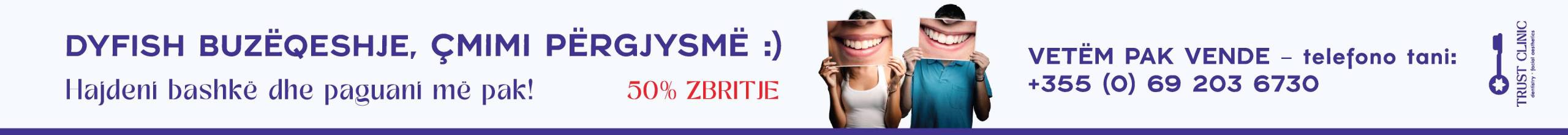 Ofertat e Trust Clinic për trajtime dentare
